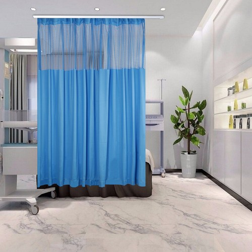 Room divider curtain blue - divider, spa