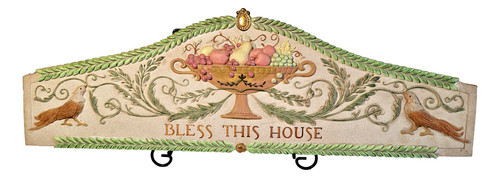 Decorative stone plaque with - decorative,