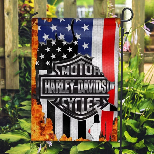 Harley davidson house flag - house, &