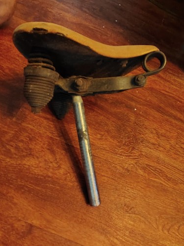 Vintage bike saddle seat - vintage,