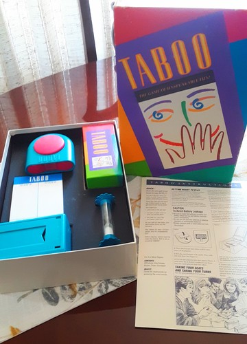 Taboo the game unspeakable - game, of