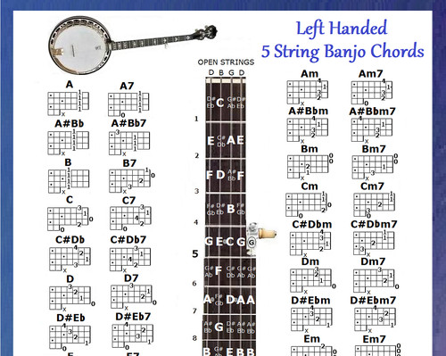 Left handed string banjo - handed,