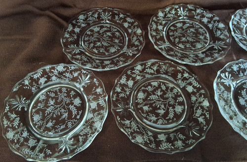 Set fostoria chintz - set,