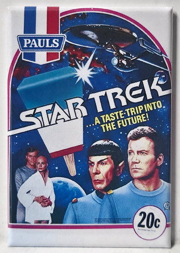 Star trek ice cream magnet - trek,
