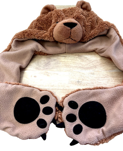 Bear scarf hat mittens for - scarf,