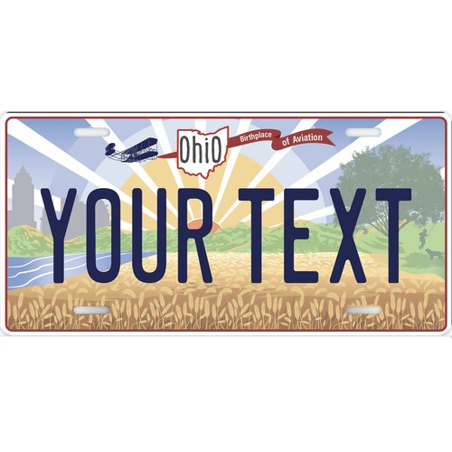 Ohio license plate birthplace - ohio,