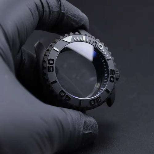 42mm steel black - steel, watch