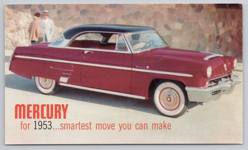Postcard 1953 mercury - 1953, monterey