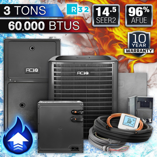 Aciq upflow ton 60000 btu - aciq,