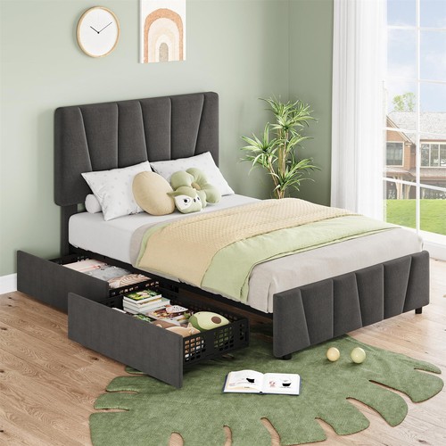 Twin size bed frame - bed,