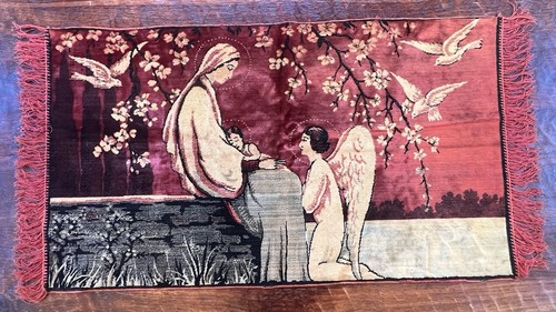 Vintage velvet mother mary - vintage,