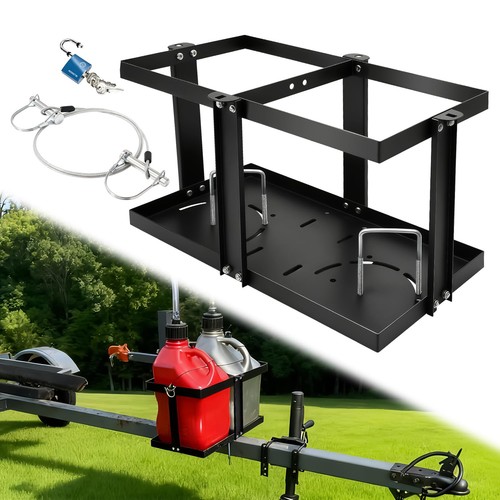 Trailer fuel holder - holder, can