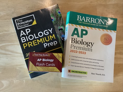 Biology prep book bundle - biology, 3-book