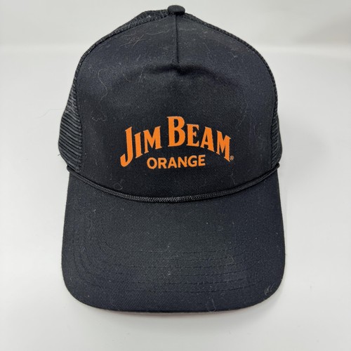 Jim beam orange hat - beam, snap