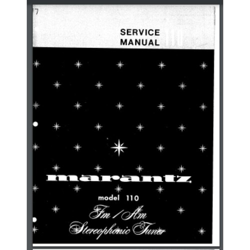 Marantz model 110 fm - marantz,