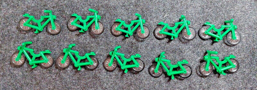 Lego bicycles green as - bicycles,, green,