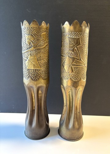 Antique ww1 trench - art, etched