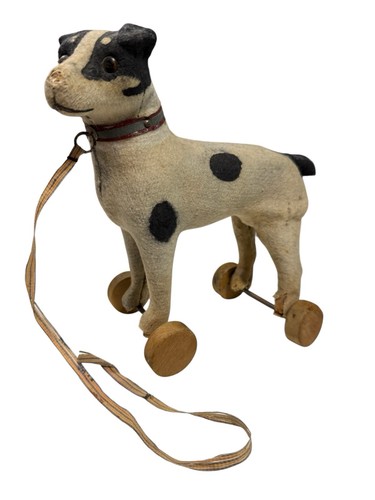Antique steiff dog on - steiff,