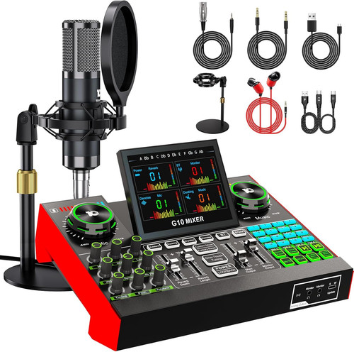 Podcast microphone bundle with - podcast,