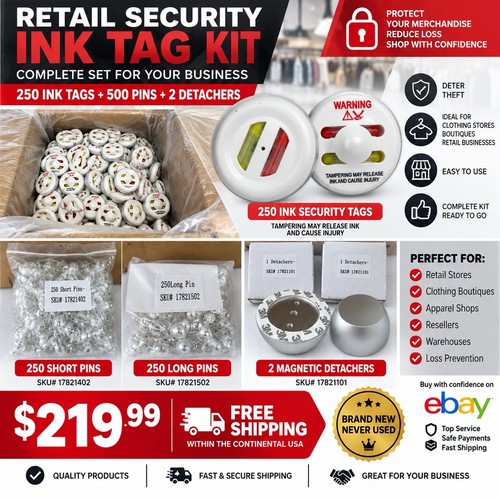 250 ink security tags - ink,