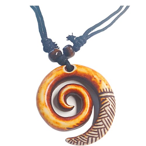 Ram horn pendant - horn,