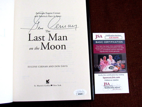 Gene cernan apollo signed - gene,