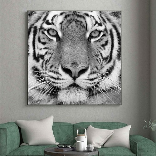 Art fabric canvas poster tiger - art,