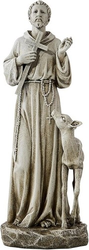 Garden statue saint francis - statue,