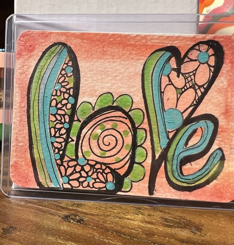 Aceo art card - aceo,