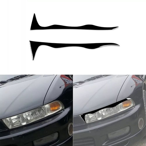 Piano black headlight eyelid - headlight,