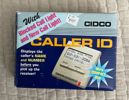 Cidco caller box 25a - id,