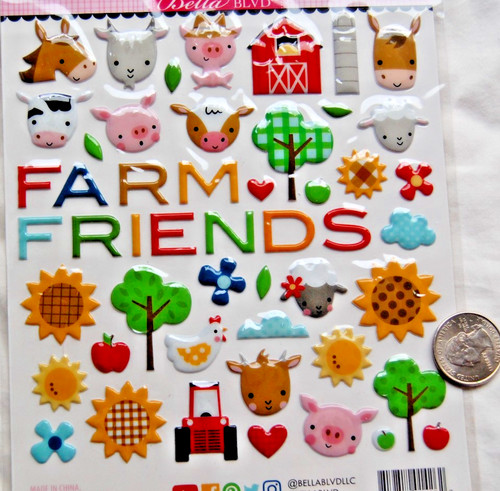 Bella blvd stickers - bella, farm