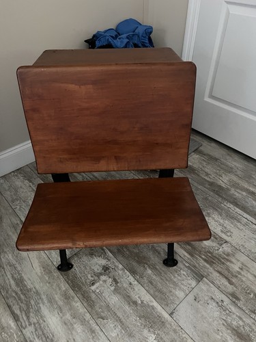 Antique school desk - school, with
