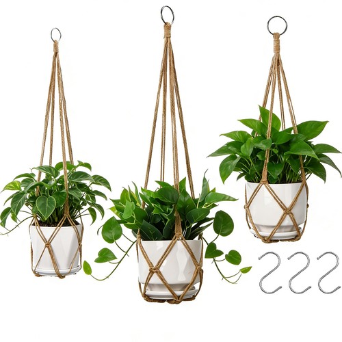 Pack macrame plant hanger - pack,