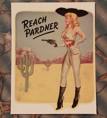 Original vtg cowgirl - original,