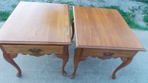 Solid oak end - solid,