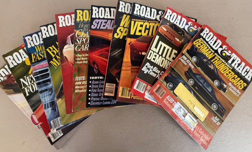 1991 road track magazine - road,