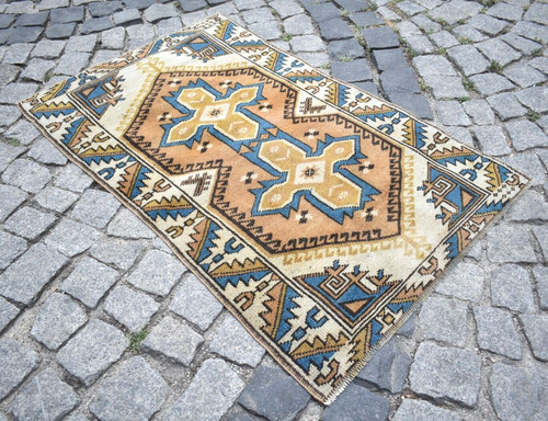 Vintage turkish rug - turkish,
