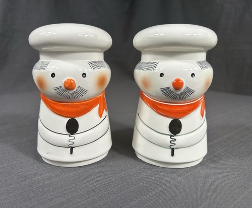 Large ceramic chef salt - chef,