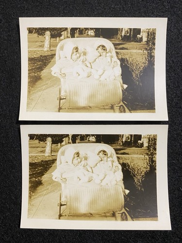 Twin children baby buggy - in,