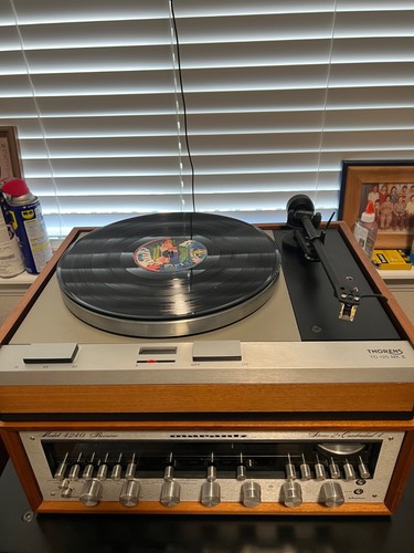 Thorens td125 with linn - with,