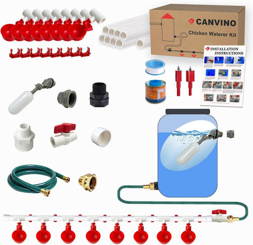 Automatic chicken waterer - chicken,