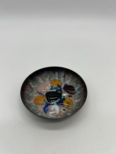 Vintage enamel over copper - enamel,