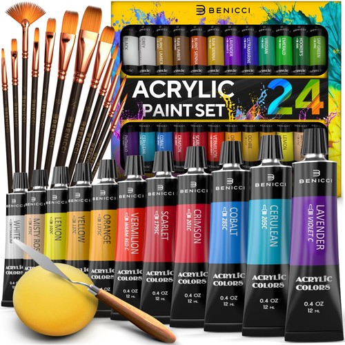 Complete acrylic paint set - complete,
