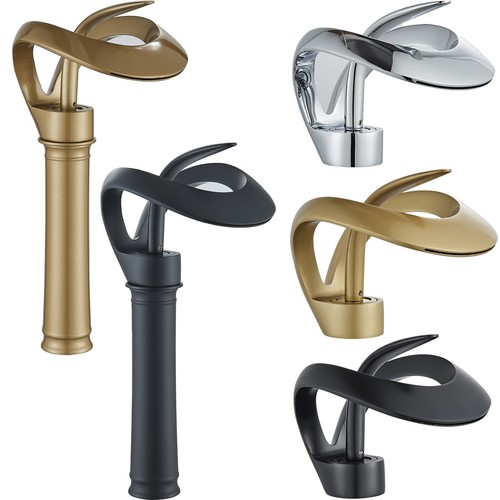 Vessel bathroom sink faucet - vessel,