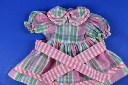 Retro pink green plaid - green,