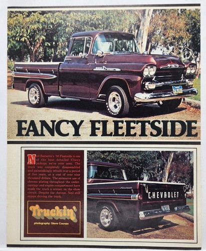 1958 chevrolet chevy fleetside - chevrolet,