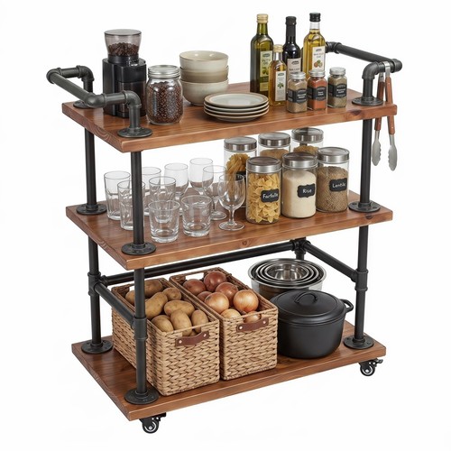 Industrial pipe bar carts - pipe,