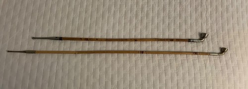 Two antique japanese bamboo - two,