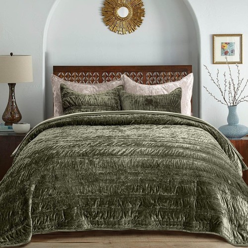 Evergrace ruched velvet - ruched, quilt